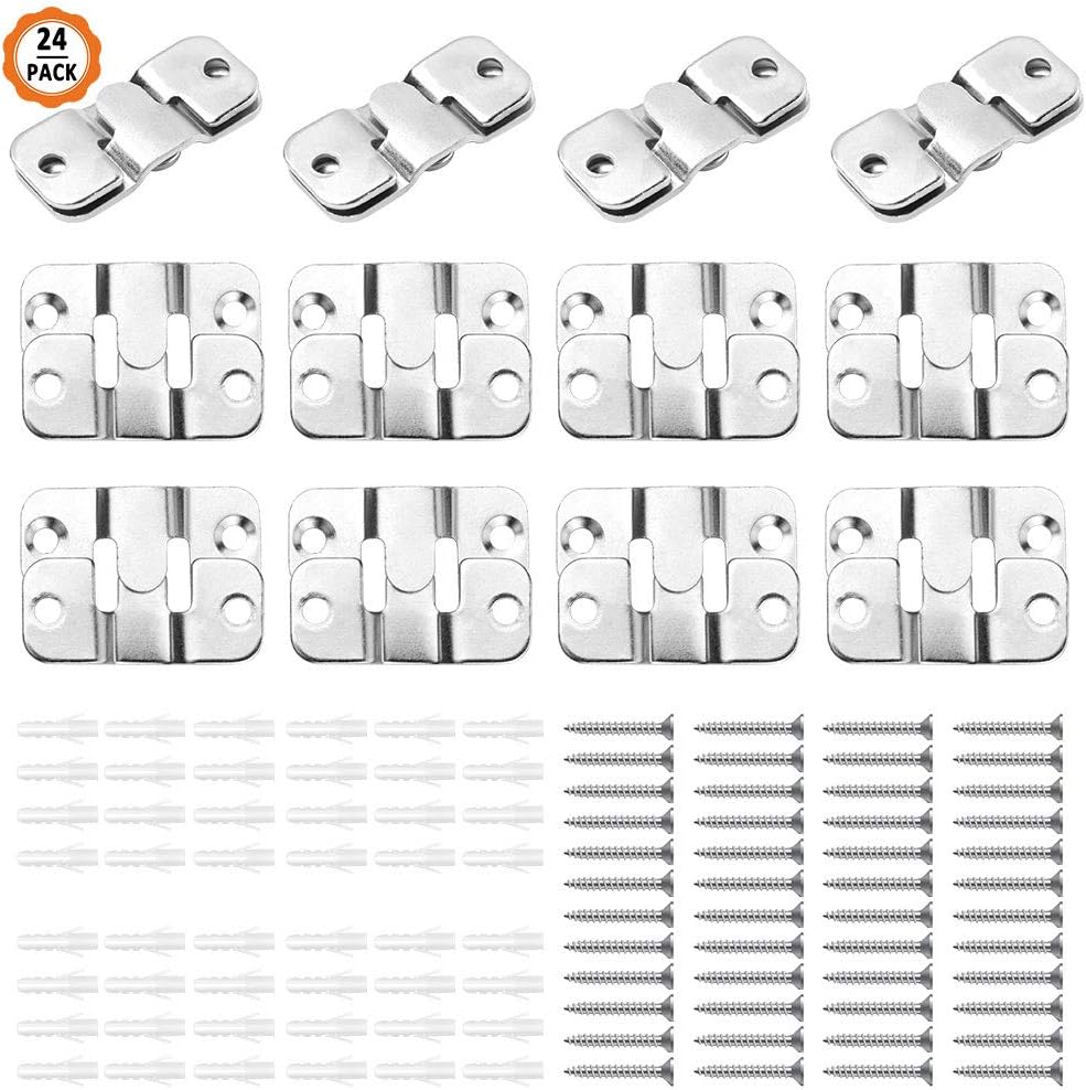 Dadabig 12 pares Soporte Cuadros Pared Ganchos para Colgar Cuadros