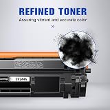 Q-image CF244A 44A Black Toner Cartridges for HP LaserJet Pro M15 M28 2 Pack view 4