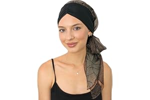 CAPLORD Head Scarf for Women Skull Cap Chemo Patients Headwear Cancer Hair Loss Scarf Headwrap Cover Hat Turban Covering Wrap