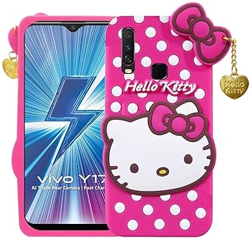Addindia Hello Kitty With Pendant Back Cover For Vivo Amazon In Electronics