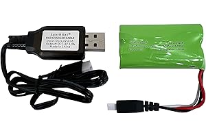 SPLATRBALL 7.4V 500mAh Rechargeable Battery with Charging Cable