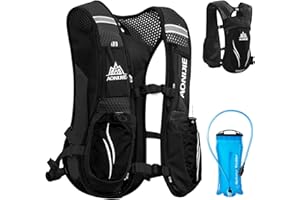 TRIWONDER Hydration Running Vest Backpack, Lightweight Water Pack for Men Women Hydration Backpack for Trail Race, Hiking, Cycling, Climbing, Camping, Jogging, Marathon