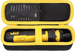 worfty Case for DEWALT Cordless Screwdriver with FLEXDRIVE Control and Screwdriving Bits DWHT66719 - Travel Protective Carrying Storage Bag (Black)