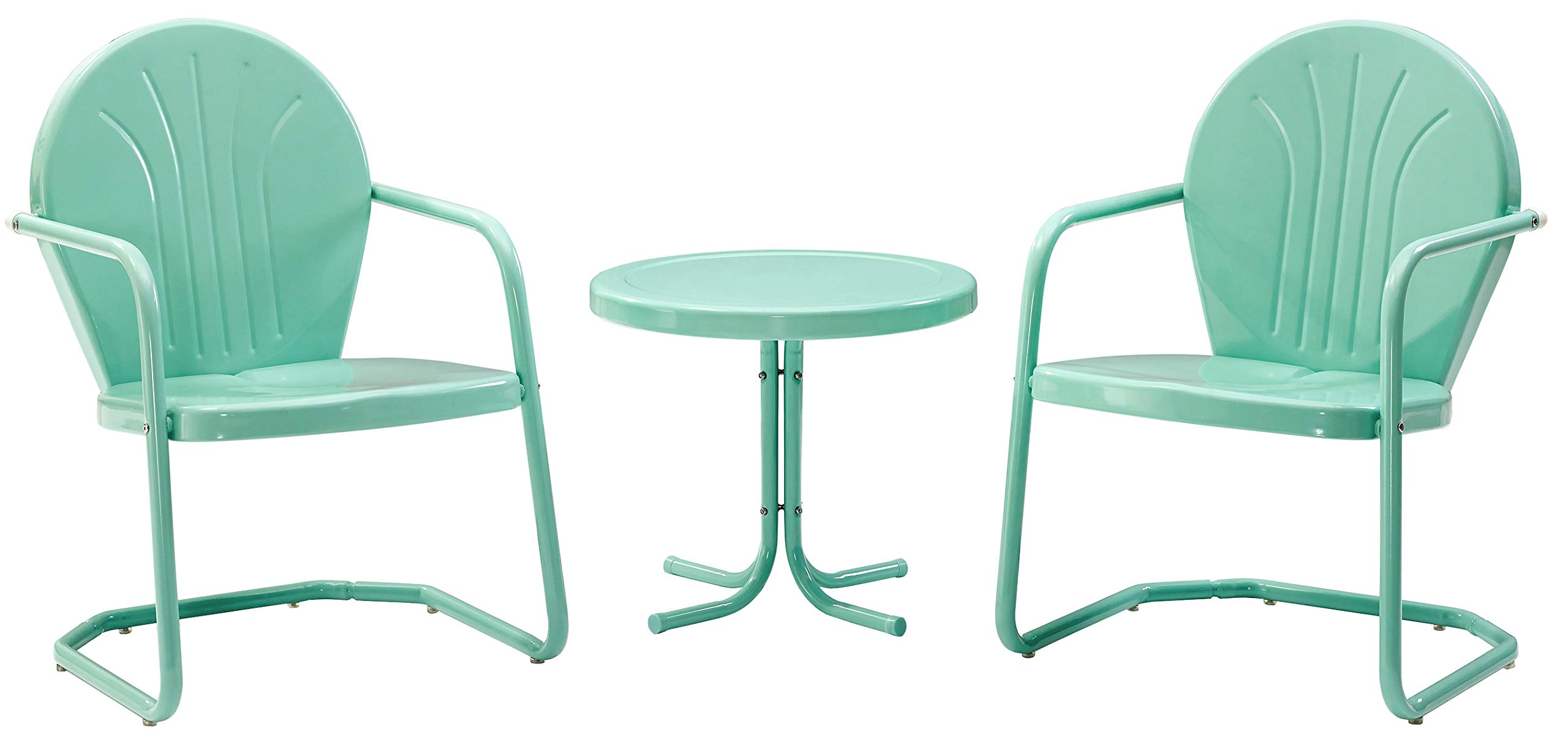 Crosley Furniture Griffith 3-Piece Outdoor Chair and Side Table Set ...