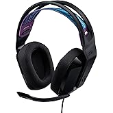 Logitech G335 Wired Gaming Headset, with Flip to Mute Microphone, 3.5mm Audio Jack, Memory Foam Earpads, Lightweight, Compatible with PC, PlayStation, Xbox, Nintendo Switch/Switch 2 - Black