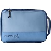 Eagle Creek Pack-It Reveal Compression Cube - Lightweight Compression Cube for Optimizing Luggage Space - Convenient Top Handle - Easy-Grab Zipper - Washable - Medium - Blue Dawn