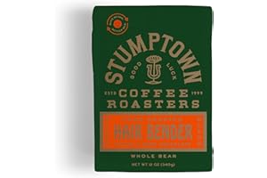 Stumptown Coffee Roasters, Medium Roast Whole Bean Coffee - Hair Bender 12 Ounce Bag with Flavor Notes of Citrus and Dark Chocolate