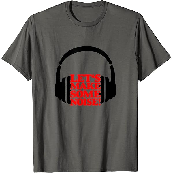 Amazon.com: Let's Make Some Noise (Vintage White) T-Shirt