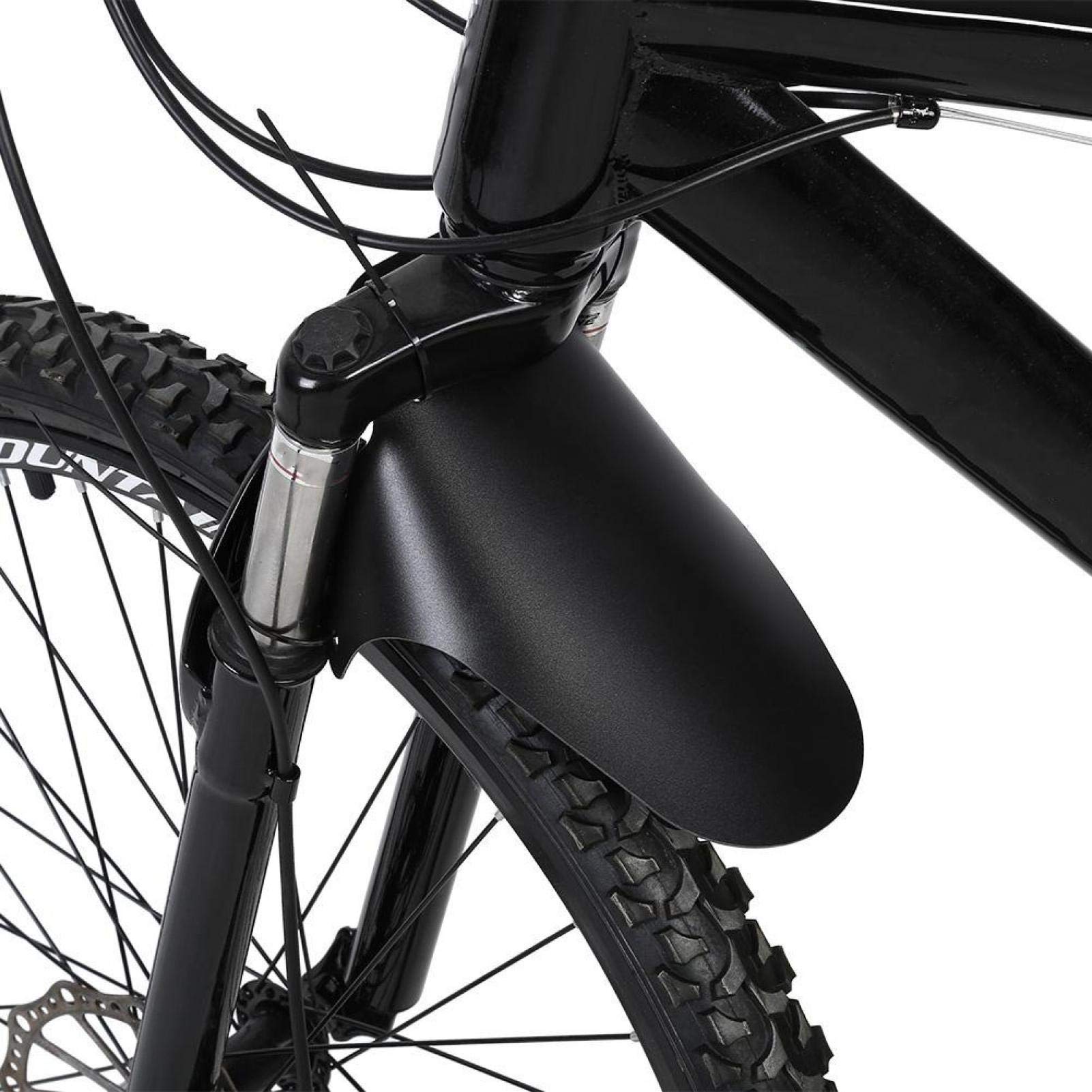 Dilwe Mudguards for mountain bikes, front rear compatible mudguard tires black fenders fenders set bicycle accessories