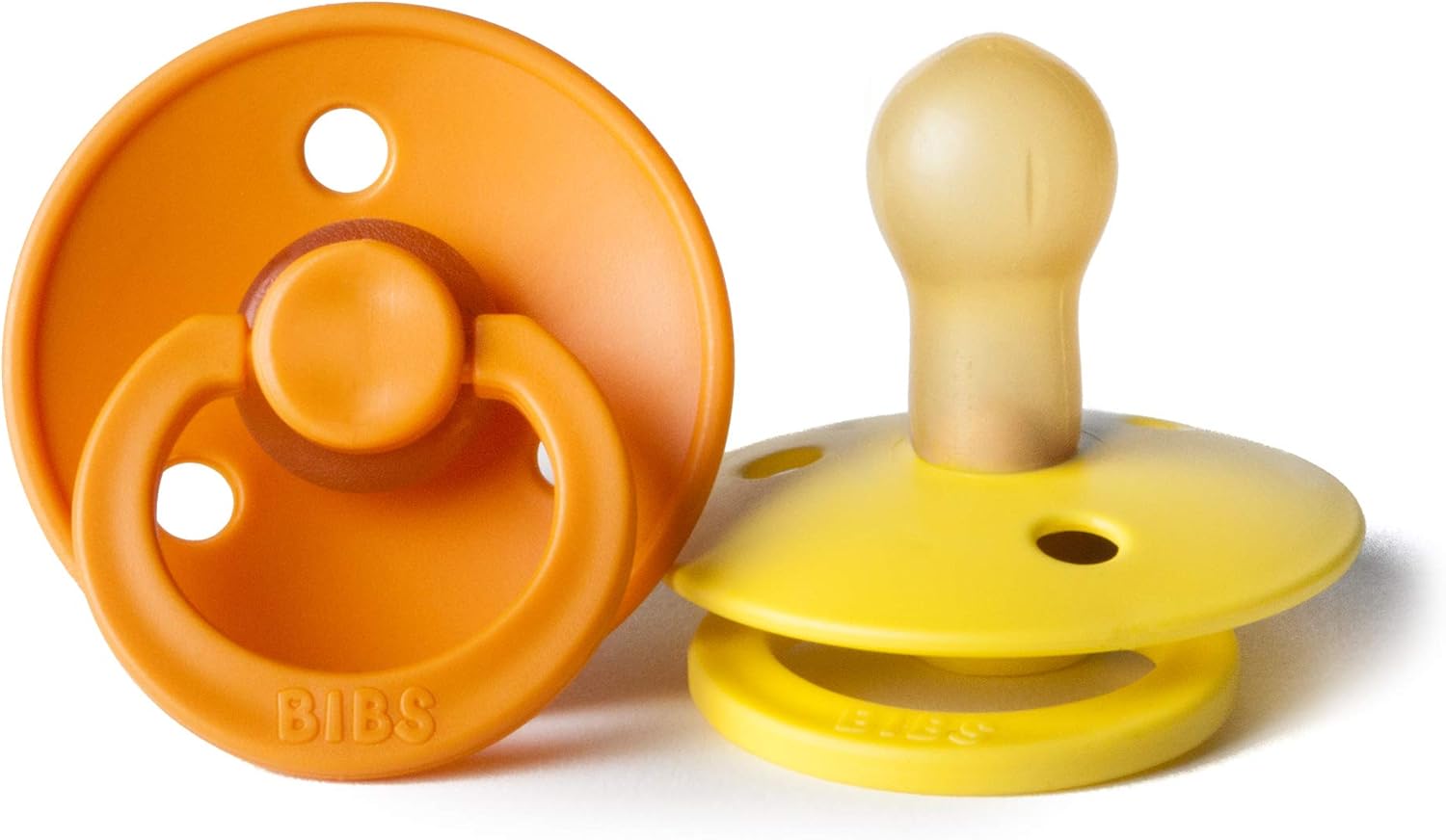 BIBS BPAFree Natural Rubber Baby Pacifier Made in Denmark (Pineapple