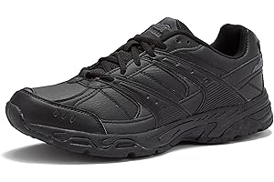 Avia Verge Womens Sneakers - Tennis, Court, Cross Training, or Pickleball Shoes for Women, Classic Black or Walking White Sneakers with Arch Support, Wide Width or Medium
