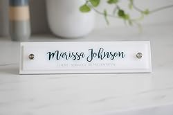 Desk Name Plate Plaque Personalized with your Name