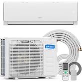 ROVSUN 11500 BTU Mini Split Air Conditioner &amp; Heater, 17 SEER2 230V Inverter Ductless Wall AC Unit for Rooms up to 550 Sq. Ft with Pre-Charged Condenser, Heat Pump &amp; Installation Kit