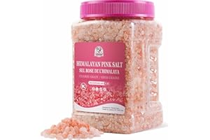 52USA Himalayan Pink Salt Coarse, Pink Salt Coarse for Grinder, 80oz (5 Pound), 100% Real, Pure, Unrefined Himalayan Pink Salt, 80+ Minerals and Electrolytes, Pink Himalayan Sea Salt