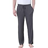 DITOK Men's Lightweight Pajama Pants Soft Lounge Sleep Joggers Adjustable Drawstring & Pockets All-Season Sleepwear