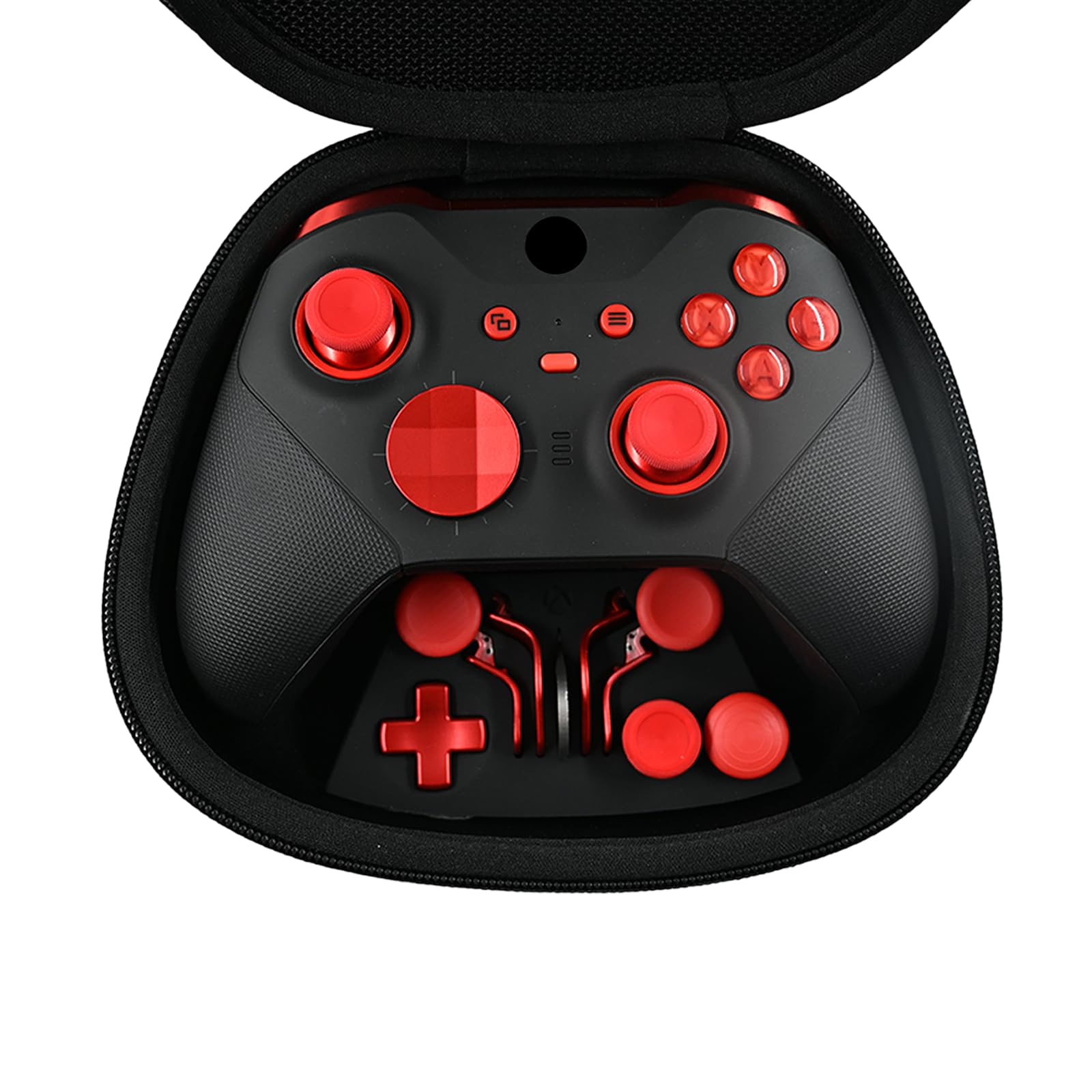 Photo 1 of LuLuGou Unofficial Customized Elite Series 2 Controller-Magic Sound Red,Gamepad Compatible with Xbox Elite Series 2 Controller,Custom Soft Touch Feel,Gaming Controller Compatible for Xbox Series S/X,Xbox One,With Accessory Bag