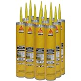 SIKA Sikaflex Self-Leveling Sealant, Gray, 29 fl oz, 12-Pack | Polyurethane formula, Accelerated curing, Horizontal expansion joints in concrete, Durable, Interior and exterior use