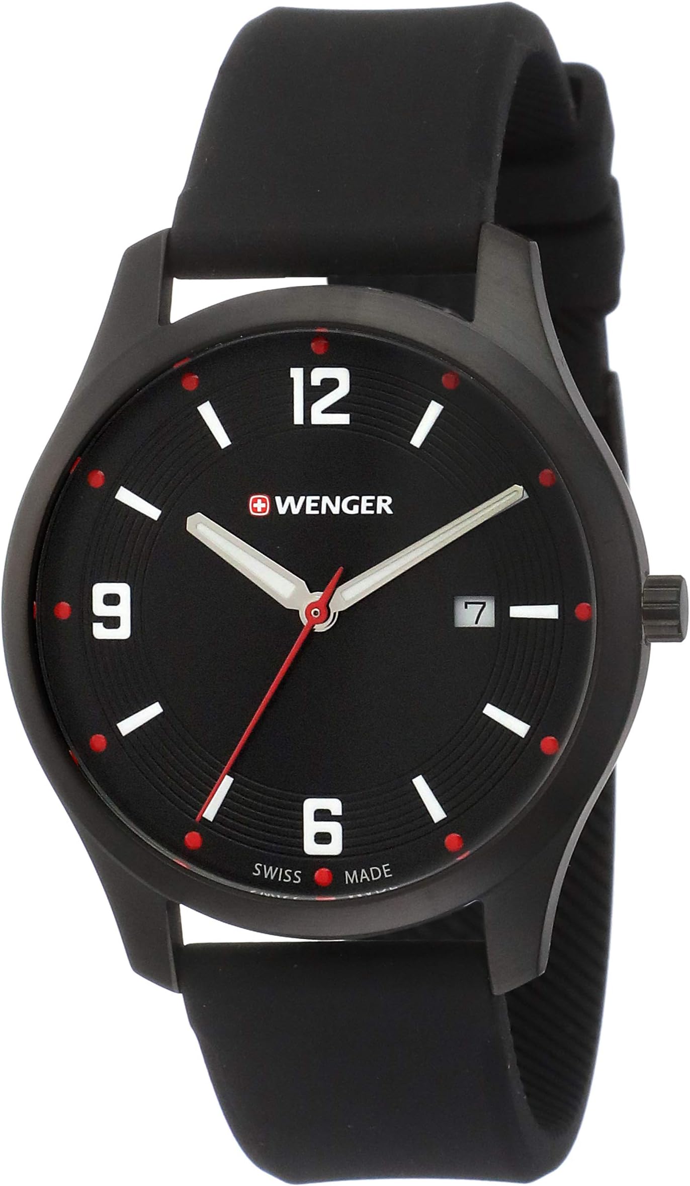 WengerWegner Unisex Analogue Quartz Watch with Silicone Strap 01.1441.111
