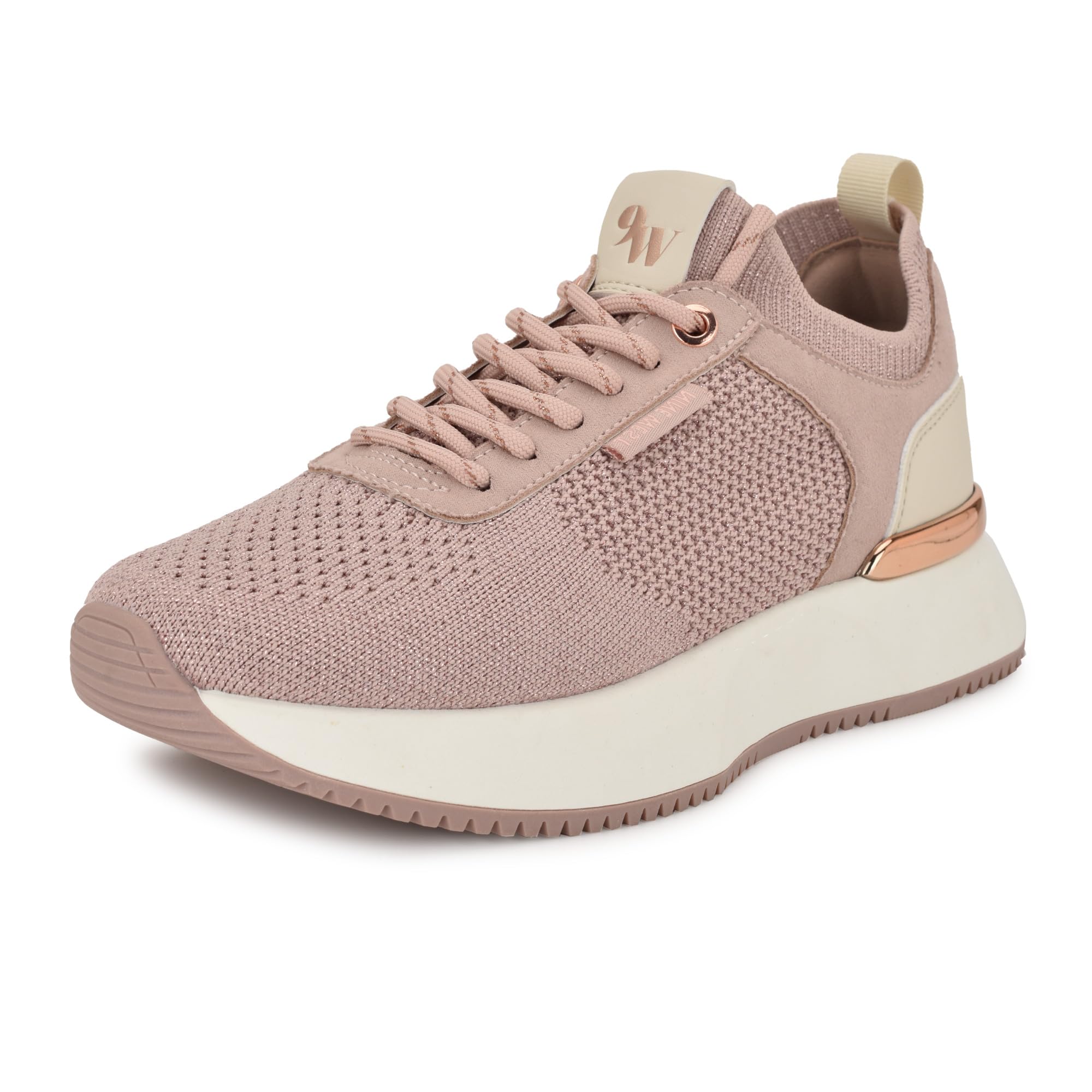 Nine West Women’s Freska Sneaker, Light Pink 680, 9.5