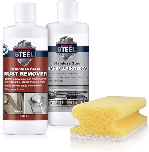 Amazon Com Innoshine B570 Stainless Steel Rust Remover And Innocare B580 Cleaner 9 Ounces Each Home Kitchen