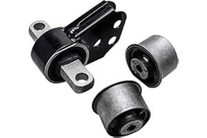 3MIRRORS Front Differential Mount Set Bushing Bracket Compatible with 2005 2006 2007 2008 2009 2010 Jeep Grand Cherokee Commander 52114354AA 52089516AB