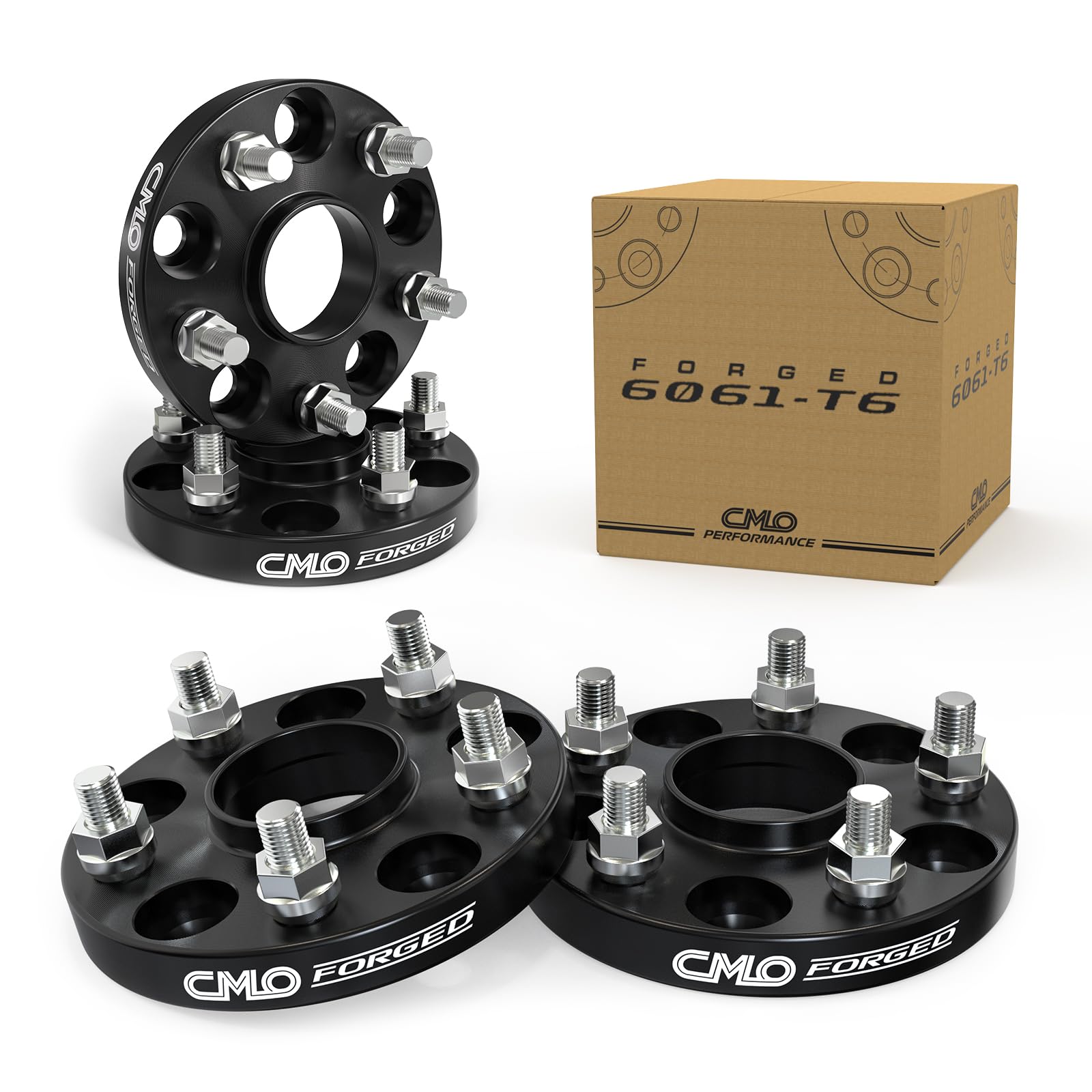 Photo 1 of Customadeonly 5x100 Forged Black Hubcentric Wheel Spacers 20mm (4pcs) – Compatible for Subaru BRZ, Impreza, Forester, WRX, Crosstrek, Outback, Legacy, Baja, Toyota GR86, 86, FR-S (56.1mm, M12x1.25)