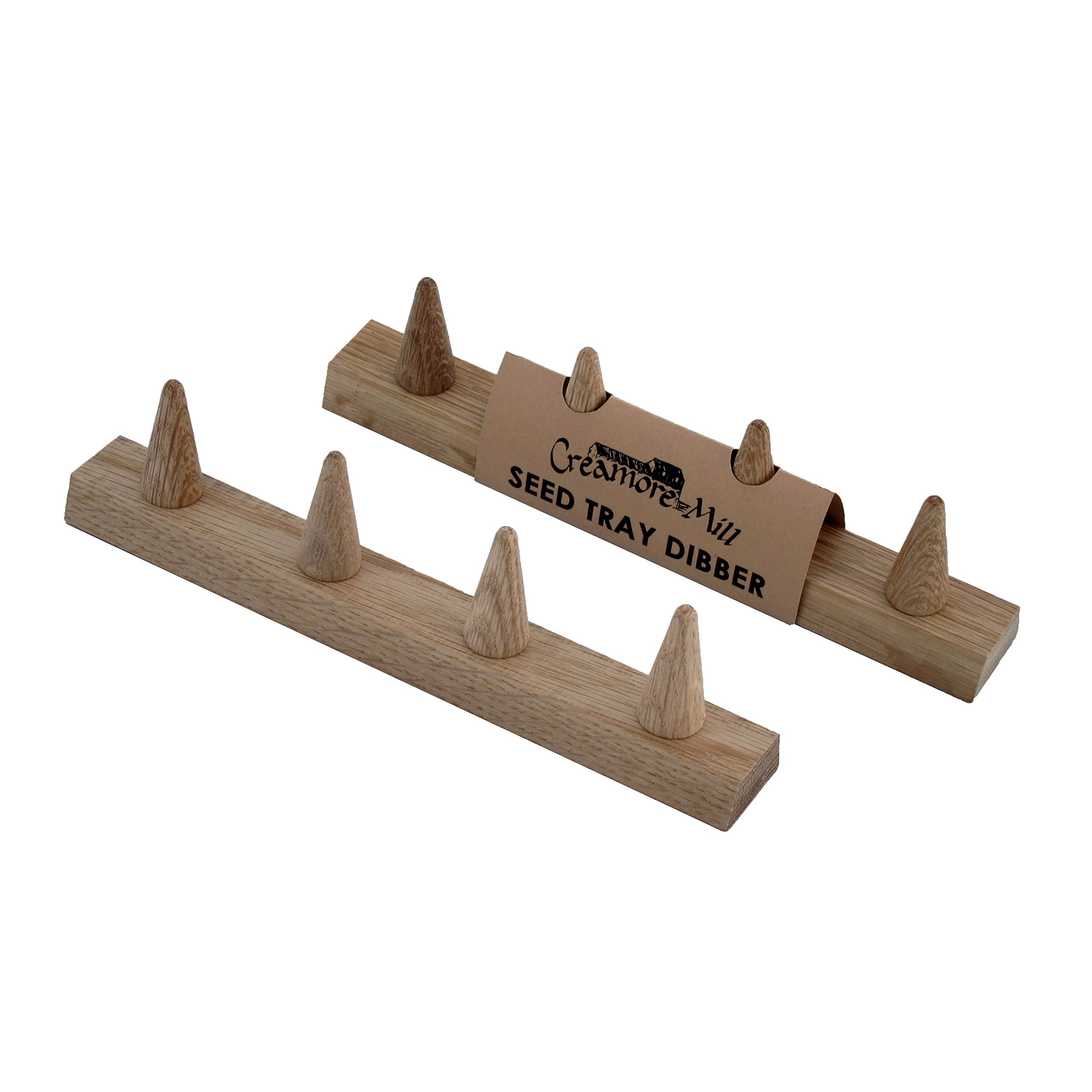 Creamore Mill Oak Gardeners Seed Tray Dibber