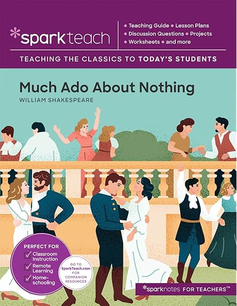 Sparkteach Much Ado About Nothing Volume 25 9781411480049 Sparknotes Books Amazon Com