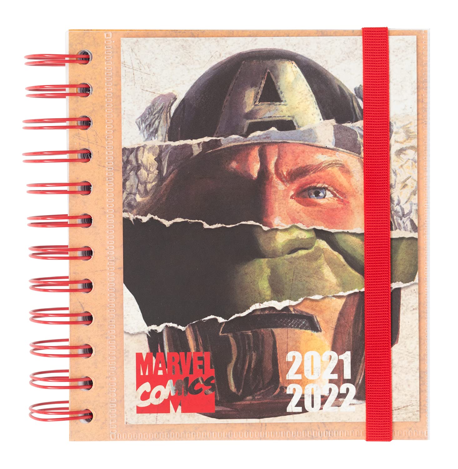 Grupo Erik: Official Marvel Classic Academic Diary 2021-2022 Day to Page - 11 Months Mid Year Diary August 2021 - June 2022