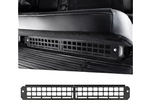 TECHPICCO Seat Bottom Divider Panel Compatible with Ford F150 2015+/Raptor 2015+/Super Duty 2017+, Under Seat Console Storage Compatible with F150 Accessories (Black)