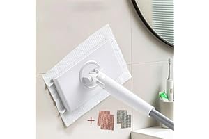 2025 Upgraded Hands Mini Mop Automatic Cloth Changing with 4Pcs Cleaning Cloth Mini Mop Portable Household Cleaning Tools for