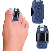 YJWZWE Toe Splint for Broken Toe U-Shaped Toe Corrector Brace Toe Straightener Adjustable Fixed Support for Men and Women Claw Toes 2Pcs