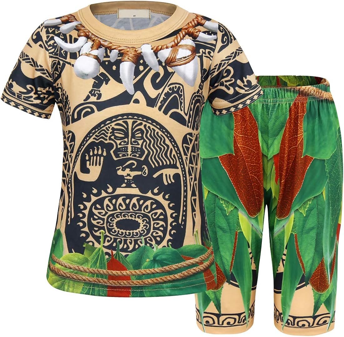 Jurebecia Cartoon Costume Role Play for Little Boys Short Pajamas Kids Toddler Sleepwear Birthday Party Cosplay Outfit