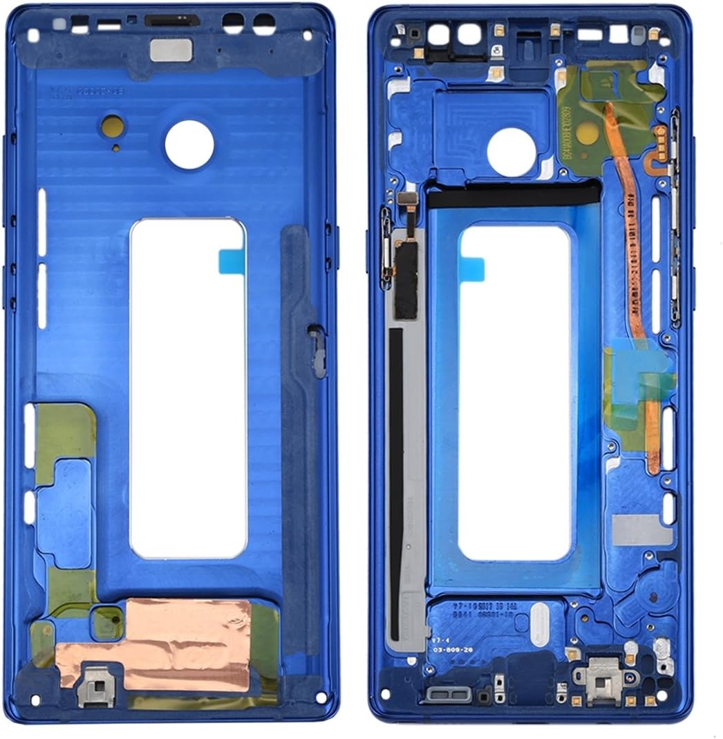 Ting WU Screen Replacement， LCD Frame Bezel iPartsBuy Samsung Galaxy Note 8 / N950 Front Housing LCD Frame Bezel Plate (Color : Blue)