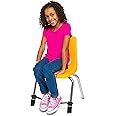 Bouncy Bands Bouncyband Original for Chairs, Black, 1-Pack – Chair Bands for 13” to 17” Wide Chair Legs with 1.5” Diameter Support Pipes – Silent Sensory Tool Increases Focus and Relieves Stress