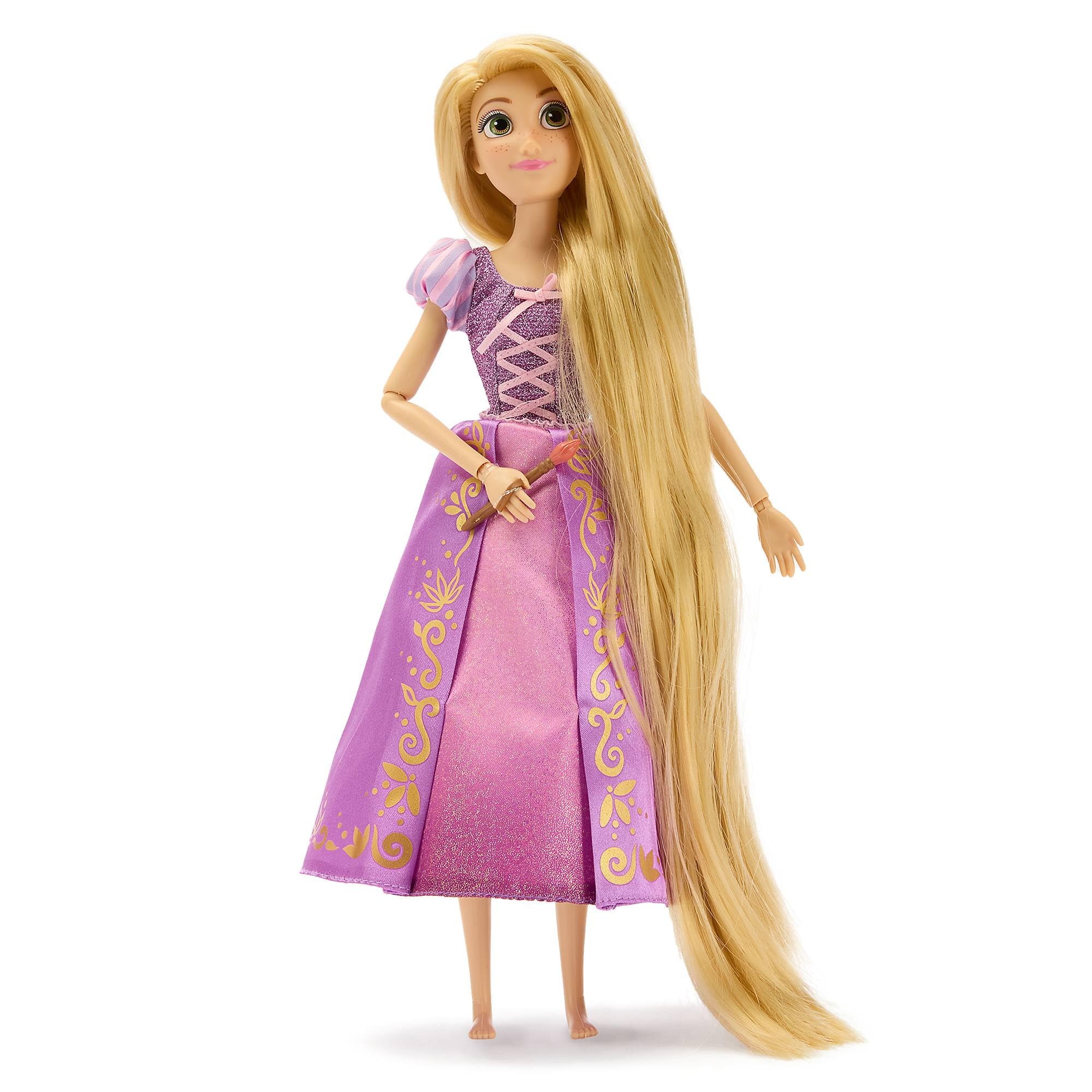 Disney Store Official Rapunzel Wardrobe Vanity Play Set, Tangled, Fashion Doll with Long Hair, Pascal Figure, Mirror & Accessories