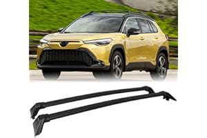 AUXPACBO 220 LBS Cross Bar Roof Rack Fit for 2022 2023 2024 Toyota Corolla Cross Cross Bar Black Crossbars Luggage Carrier Bars Kayak Rack