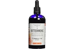 Bittermens Elemakule Tiki Bitters, 5oz - For Modern Cocktails, A Taste of the Islands; Mix in Tiki Drinks as Well as Cocktails Made with Dark Spirits