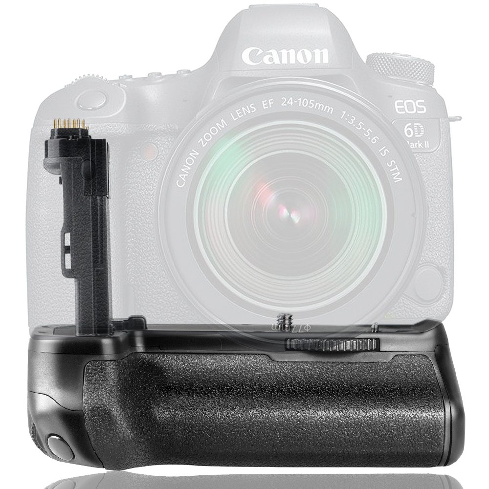 SAMTIAN BG-1Z empuñadura de batería Compatible con Canon EOS 6D ...