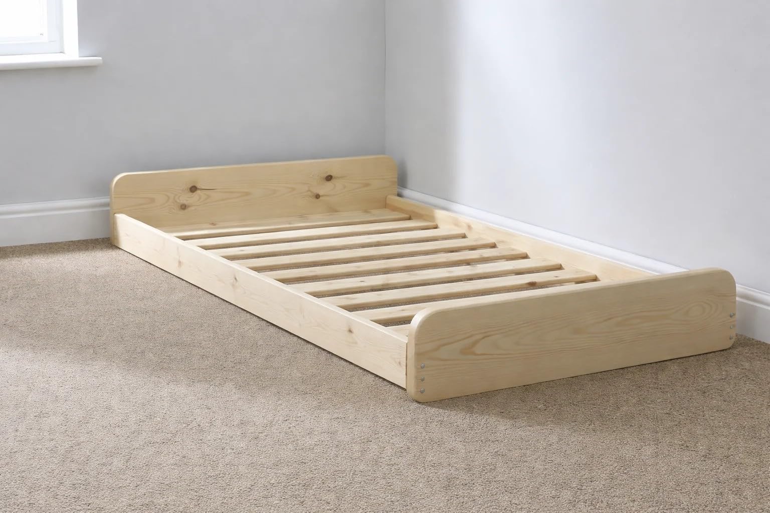 STRICTLY BEDS&BUNKS Leo Trundle Pull out Guest Bed, 3ft Single