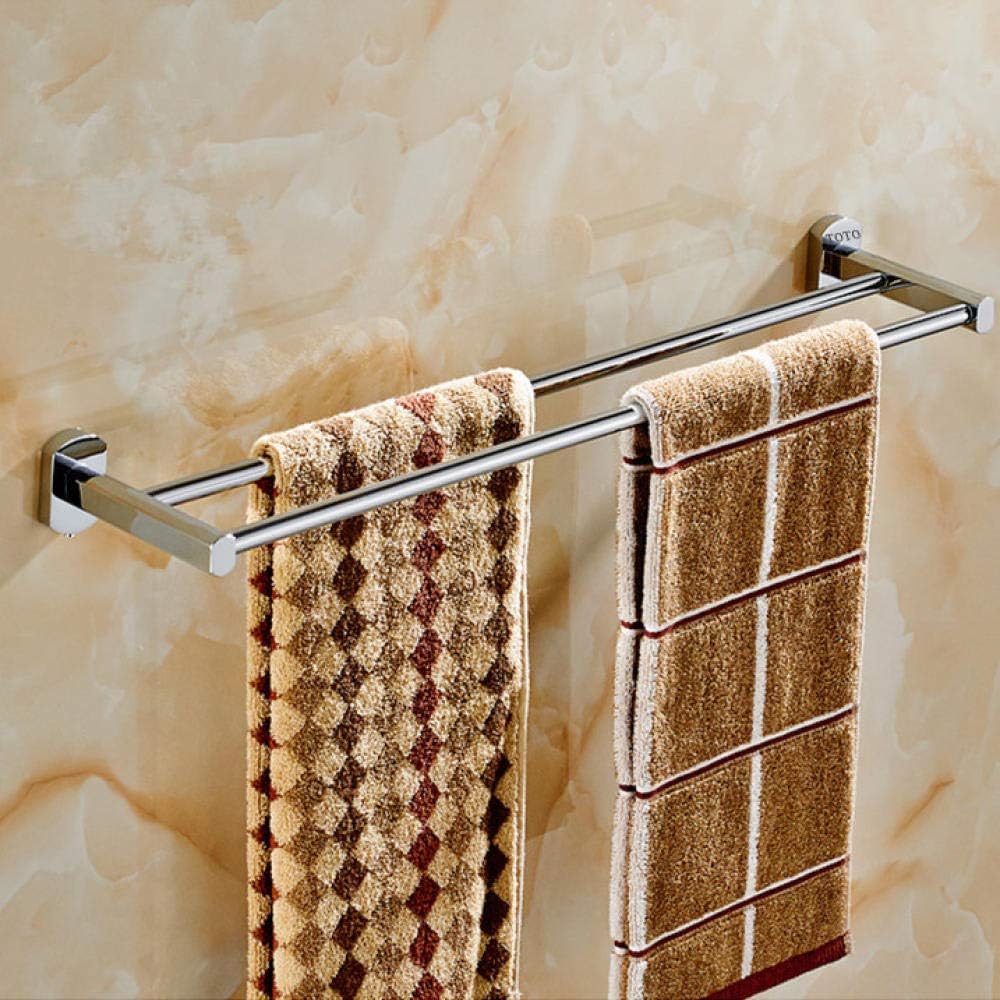 AFJL Bath towel hanging rod Bath towel rack Bathroom Full Copper Towel