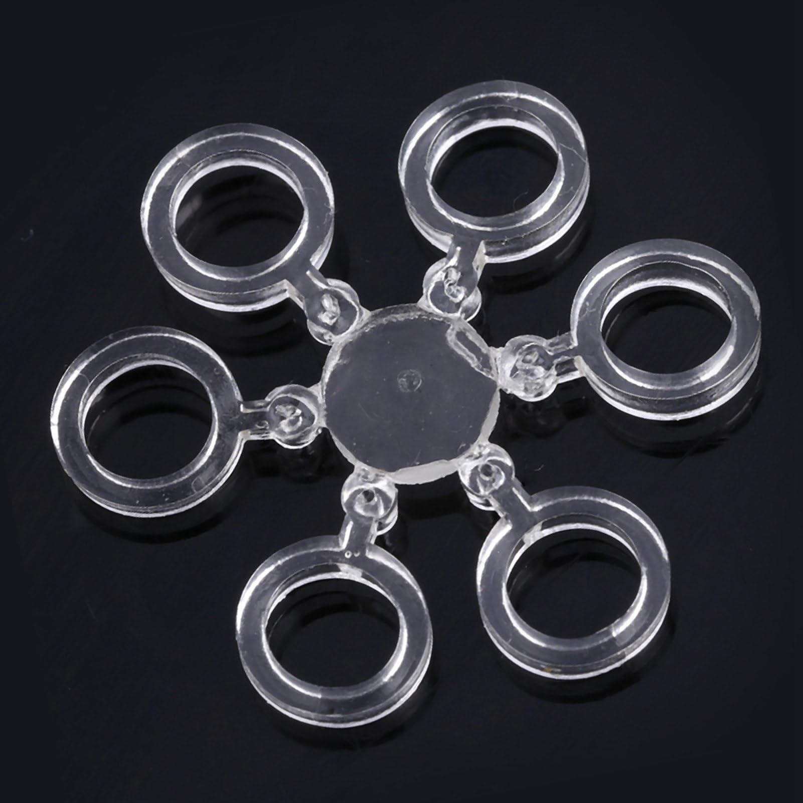 VGEBY Fishing Bands Bait, Elastic Bands Transparent 3/5/9mm For Carp Fishing Accessories (5mm 40pcs)