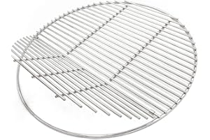 Hongso 18.5" SUS304 Round Cooking Grid Grates for Large Big Green Egg, Char-Griller, Kamado Joe, Vision Grill VGKSS-CC2, B-11N1A1-Y2A Gas Grills, BGE18
