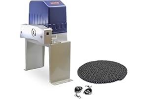 ALEKO Automatic Sliding Gate Opener| Gates up to 40 Feet Long 1400 Pounds| Electric Driveway Gate Opener| Chain Operated Remote Control AC Motor| Security Gate Opener|(AC1400NOR)