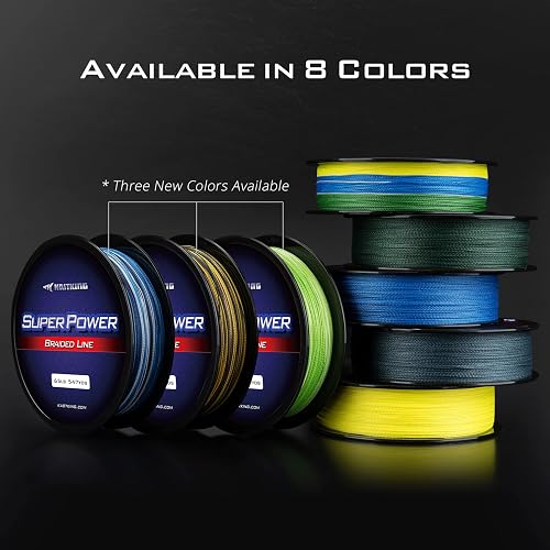 superpower braided fishing line Kastking Line,Moss Green,50 Lb,547 Yds Onlinesportsmall or breakage when in contact with rough surfaces or underwater obstacles. 8x Braided Fishing Line Superpower