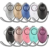Personal Alarm for Women, 10 Packs 140DB Emergency Self-Defense Security Alarm Keychain with LED Light for Women Kids and Elders (Colorful)