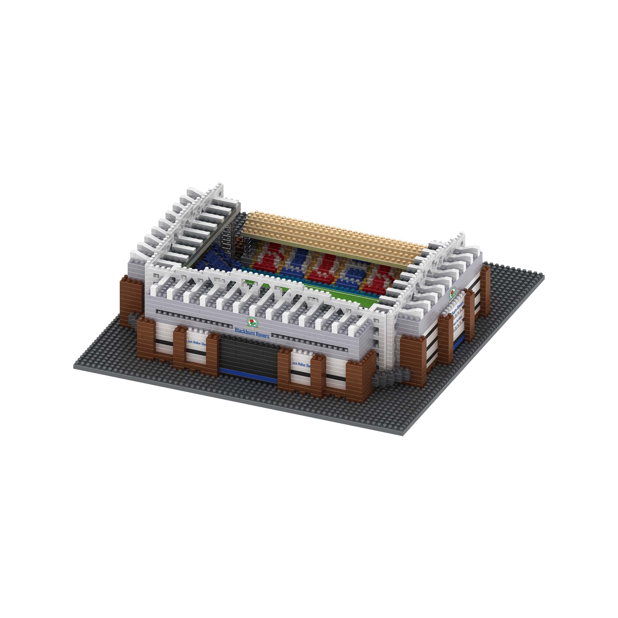 FOCO Officially Licensed Blackburn Rovers FC Ewood Park BRXLZ Stadium 3D Bricks Construction Toy Model