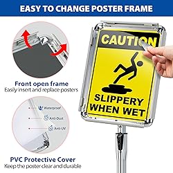 VAIIGO Sign Holder Stand 11x17 Inch - 6Packs Floor
