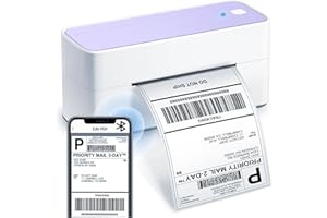 ASprink Bluetooth Shipping Label Printer 4x6 - Wireless Thermal Label Printers for Shipping Packages - Desktop Label Printer for Small Business, Compatible with Chromebook, iPhone, UPS, Shopify