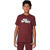 Nike Unisex Big Kids' Sportswear Club Just Do It T-Shirt - Boys and Girls